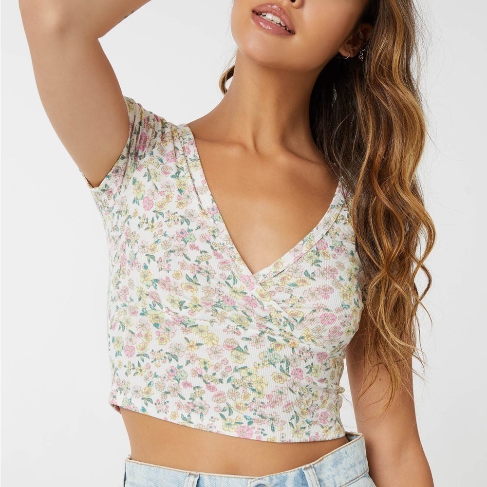3/$25 Ardene cropped wrap top